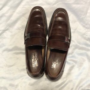 Salvatore Ferragamo leather dress loafers